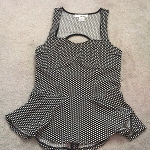 Black and white tank